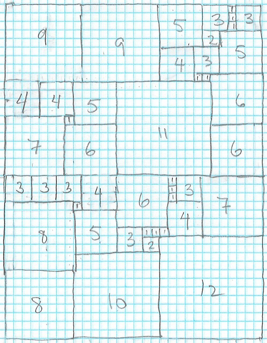 Geometric Squares #3 Layout